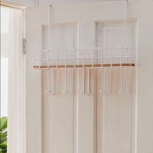 (2)Urban Devon Over-The-Door Multi-Hook Shelf
